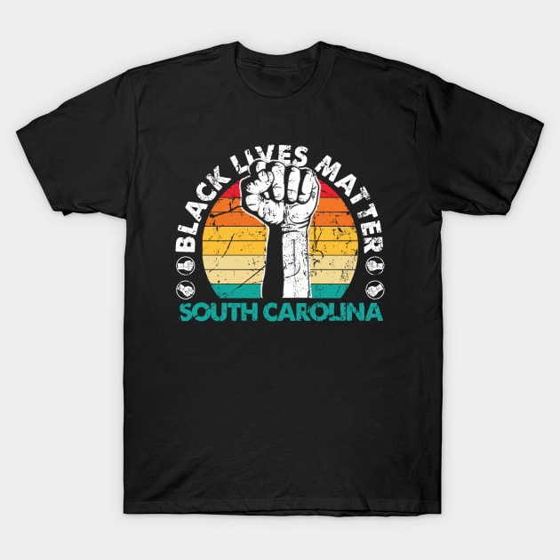 South Carolina black lives matter political protest T-Shirt by Jannysingle